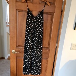 Band of Gypsies Black Floral Maxi Dress